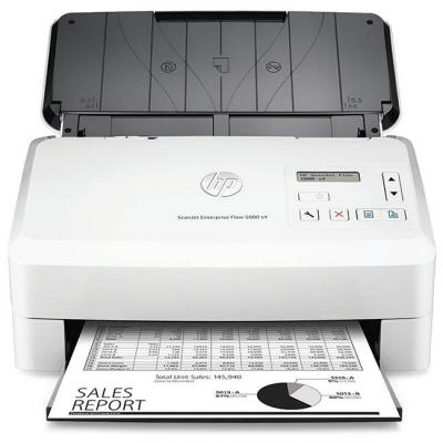 Скенер hp scanjet enterprise flow 5000 s4 sheet-feed scanner, l2755a