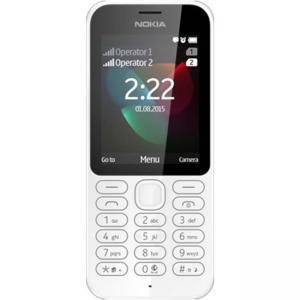 Мобилен телефон nokia 222 ds white