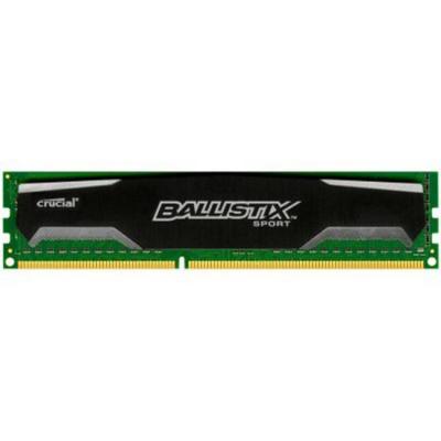 Памет crucial dram 8gb kit (4gbx2) ddr3 1600 mt/s (pc3-12800) cl9 @1.5v ballistix sport udimm 240pin, bls2cp4g3d1609ds1s00ceu
