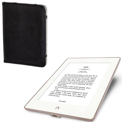 Водоустойчив четец за е-книги nook glowlight plus 2015 - refurbished + калъф за електронна книга и таблети