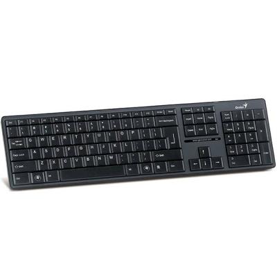 Комплект клавиатура genius slimstar 8000me, wireless, + мишка, 31340045105