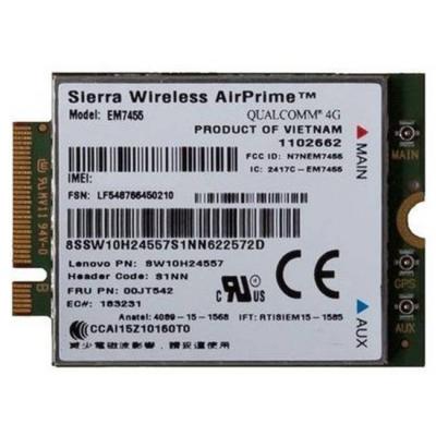 Wireless приемник sierra em7445 cat 6 4g lte wwan, 4xc0l59128