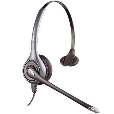 Професионална микрогарнитура plantronics hw351n supraplus, сребриста, 82311-41