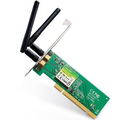 Мрежова карта nic tp-link tl-wn851nd, pci adapter, 2,4ghz wireless n 300mbps, detachable omni directional antenna 2 x 2dbi (rp-sma), tl-wn851nd