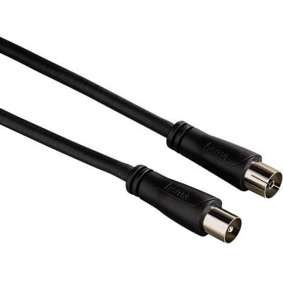 Антенен кабел 90db, 1.5м, двойно екраниран, черен, hama-122408