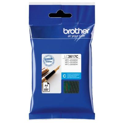Мастилена касета brother lc-3617 cyan ink cartridge for mfc-j2330dw/j3530dw/j3930dw, lc3617c