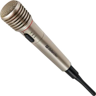 Караоке микрофон defender mic-140, 15 м обхват, 64140