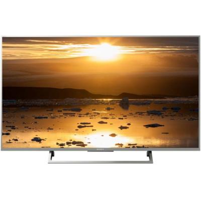 Телевизор sony kd-49xe8077, 49 инча, 4k hdr tv bravia, edge led, android tv, сребрист, kd49xe8077saep