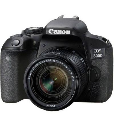 Огледално-рефлексен фотоапарат canon eos 800d + ef-s 18-55 is stm, ac1895c002aa