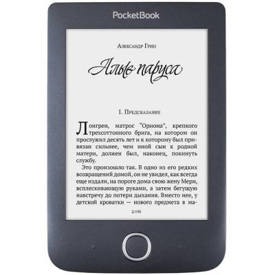 Ebook четец pocketbook basic3 pb614-2, 6 инча, черен, pocket-book-pb614-2-b