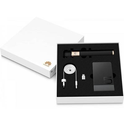 Комплект huawei gift box(ap006l+af11+ap50+ap51), white package+black ap006l power bank((li-ion battery)+huawei selfie stick(black), 6901443147199