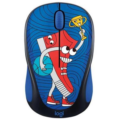 Мишка logitech doodle collection - m238 wireless mouse - sneaker head, 910-005050