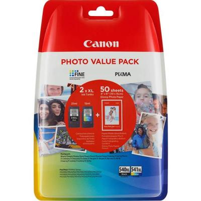 Комплект мастилени касети canon pg-540xl/cl-541xl photo value pack, 5222b013