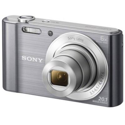 Цифров фотоапарат sony cyber shot dsc-w810 silver + transcend 8gb micro sdhc uhs-i premium (with adapter, class 10), dscw810s.ce3_ts8gusdu1