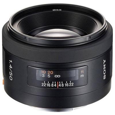 Обектив sony sal-50f14, dslr lens, 50mm f1.4, sal50f14.ae