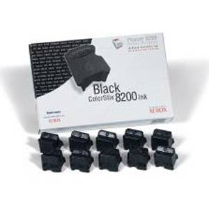 Тонер касета за xerox 10 black colorstix 8200 ink sticks for phaser 8200 (016204400)