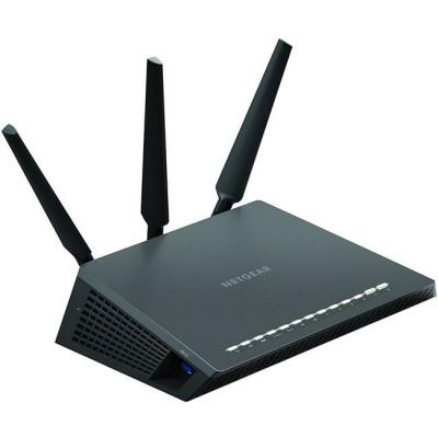 Рутер netgear d7000, 4pt ac1900 (600 + 1300 mbps) wifi gigabite router  with adsl2+ and usb, d7000-100pes