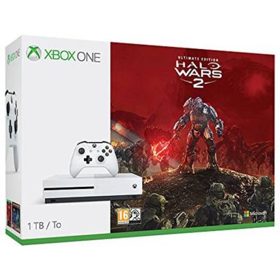 Конзола за xbox one s 1tb + halo wars 2: ultimate edition