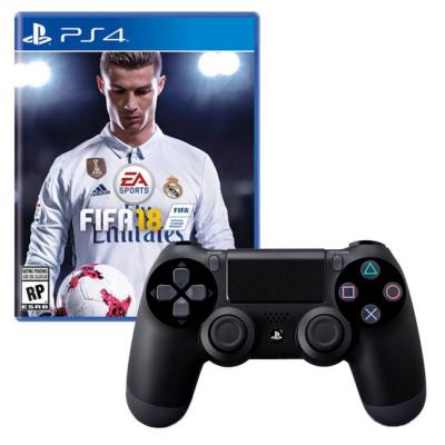 Игра fifa 18 за playstation 4 - ps4 + геймпад - sony playstation dualshock 4 wireless