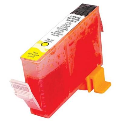 Патрон canon bci-3/ bci-5/6 yellow / bjc6000/3000 /i550/s520/s750/ s6300, uprint, lf-ink-can-bci3yel-up