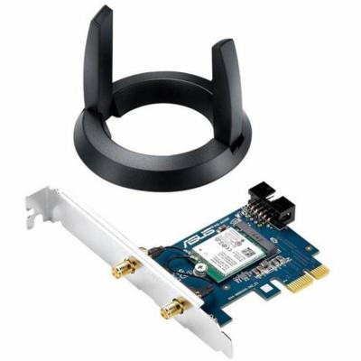 Безжичен pci express адаптер asus pce-ac55bt b1, ac1200 dual-band, bluetooth 4.2, asus-pce-ac55bt-b1