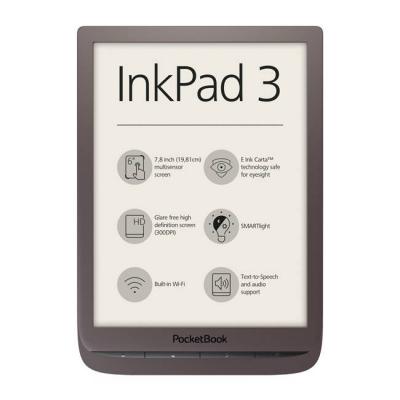 Ebook четец pocketbook inkpad 3 pb740 кафяв, 7.8, pocket-book-pb740