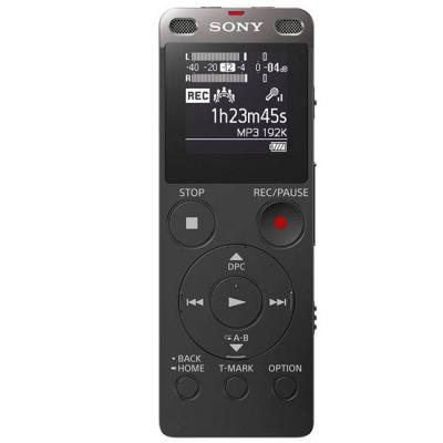 Диктофон sony icd-ux560, 4gb, micro sd slot, built-in usb, черен, icdux560b.ce7