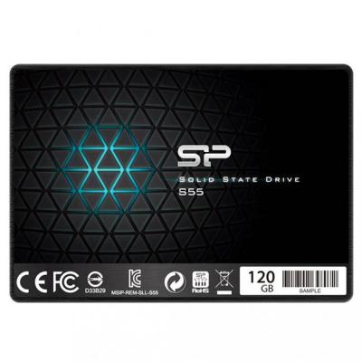 Диск solid state drive (ssd) silicon power s55, 2.5, 60 gb, sata3, slp-ssd-s55-60gb