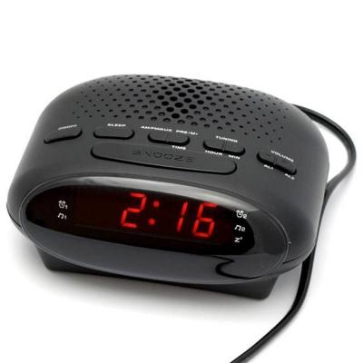 Радио с часовник diva fm/am alarm clock, черно, dwfmam