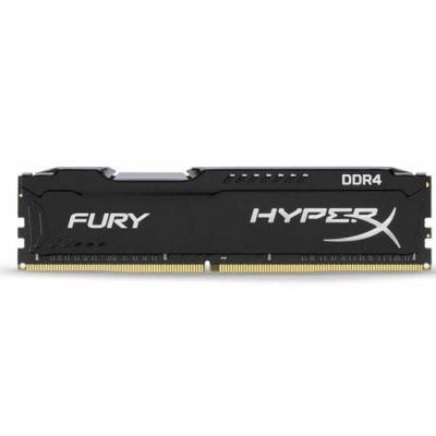 Ram памет kingston 8gb 2666mhz ddr4 cl16 dimm 1rx8 hyperx fury black, hx426c16fb2/8