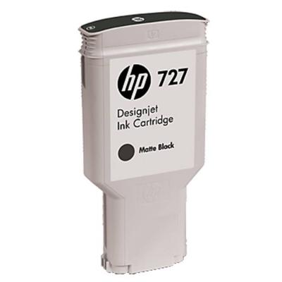 Мастилена касета hp 727 300-ml matte black designjet ink cartridge, c1q12a