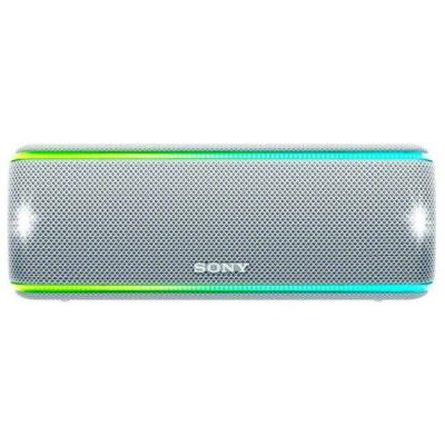 Тонколони sony srs-xb31 portable wireless speaker with bluetooth, white, srsxb31w.ce7