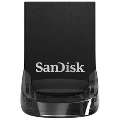 Флаш памет sandisk ultra fit usb 3.1, 64gb, черна, sd-usb-cz430-064g-g46
