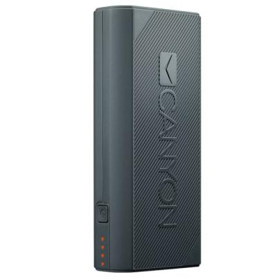 Външна батерия canyon power bank 4400mah (color: white), built-in lithium-ion battery, output 5v2a, input auto-adjust 5v1a-2a, dark gray, cne-cpbf44dg