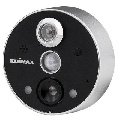 Камера за наблюдение edimax ic-6220dc за шпионка на врата, безжична, нощно виждане, двупосочно аудио, edim-ic-6220dc