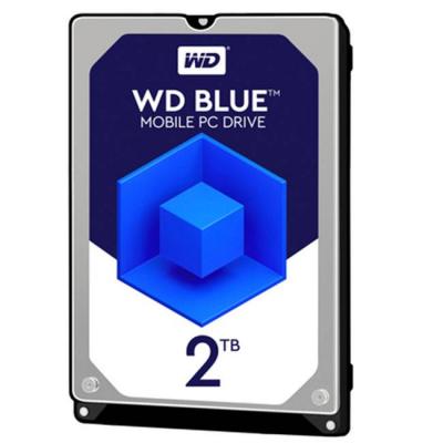 Твърд диск hdd 2tb wd blue 2.5 инча sataiii 128mb 7mm, wd20spzx