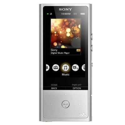 Mp3 плейър sony nw-zx100hn silver, 128gb, high-res walkman with noise cancelling headphones, nwzx100hns.cew