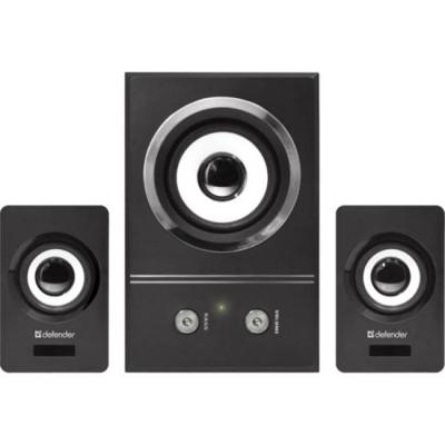 Колонки defender 2.1 speaker system v9 11w(2x3w + субуфер 5w), usb, 5v, пластмаса, със субуфер ( с дървен корпус), черни, 65527
