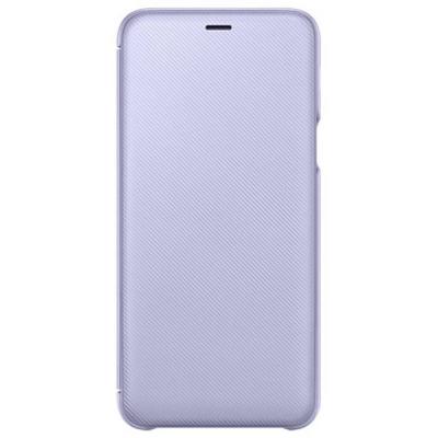 Калъф samsung galaxy a6+ (2018), flip wallet cover, violet, ef-wa605cvegww