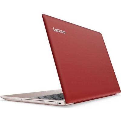 Лаптоп lenovo 320-15iap / 80xr01bmbm, 15.6 инча hd tn ag 1366x768, 4 gb ddr3, intel n3350 2m cache, up to 2.4 ghz, 1 tb hdd, червен