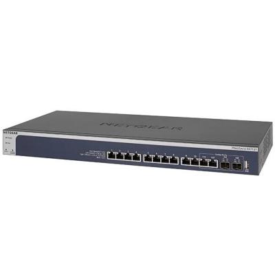 Суич netgear xs712t v2 12x 10gbase-t, 2x 10gbe sfp+ (shared), prosafe smart swithch, xs712t-200nes