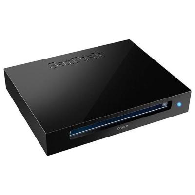 Четец за флаш карта sandisk extreme pro cfast 2.0, usb 3.0, скорост на четене: до 500 mb/s, черен, sddr-299-g46