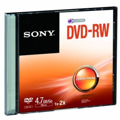 Медия sony dvd-rw, 4.7 gb, slim case, dmw47ss