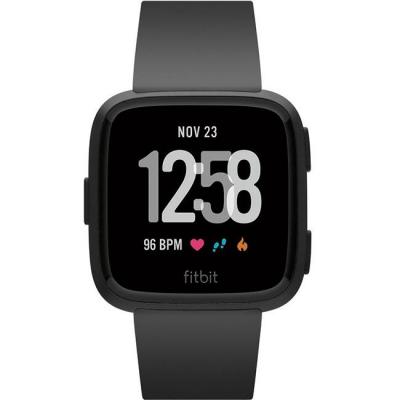 Смарт часовник fitbit versa nfc, black aluminu, fb505gmbk-eu