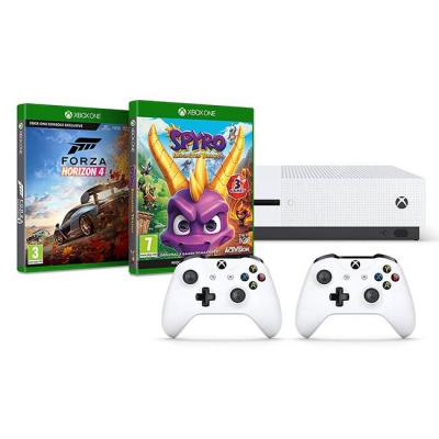 Конзола xbox one s 1tb two-controller console + forza horizon 4 - standard edition + spyro trilogy reignited (xbox one)