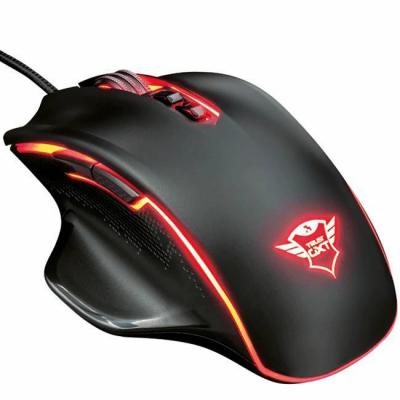 Мишка trust gxt 168 haze illuminated gaming mouse, black, 22331