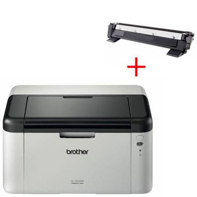 Лазерен принтер brother hl-1210we laser printer - hl1210weyj1+касета за brother mfc-1810e/hl 1110/1112/dcp 1510/1512 - tn1030/tn1000/tn1040/1070/1075