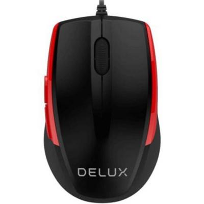 Мишка input devices - mouse delux 1000 dpi ,usb, black, dlm-321bu