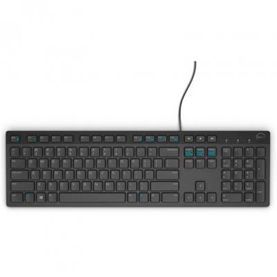 Dell multimedia keyboard-kb216 - swiss (qwertz) - black