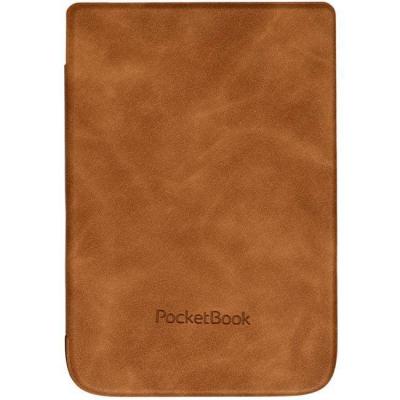 Калъф за ebook четец pocketbook wpuc-627-s-lb за touch lux 4 и basic lux 2, кафяв, pbc627slb